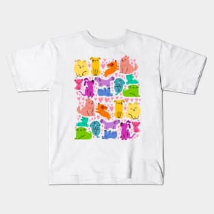 Colorful dogs Kids T-Shirt